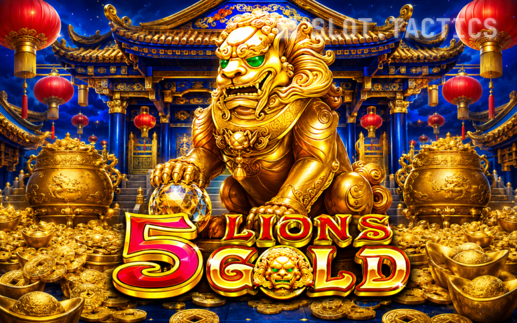 5 Lions Gold slot card hero