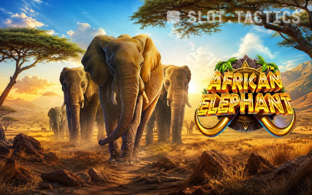 African Elephant slot card hero