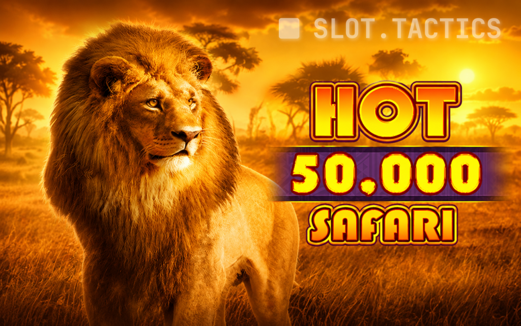 Hot Safari 50,000 scratchcard card hero