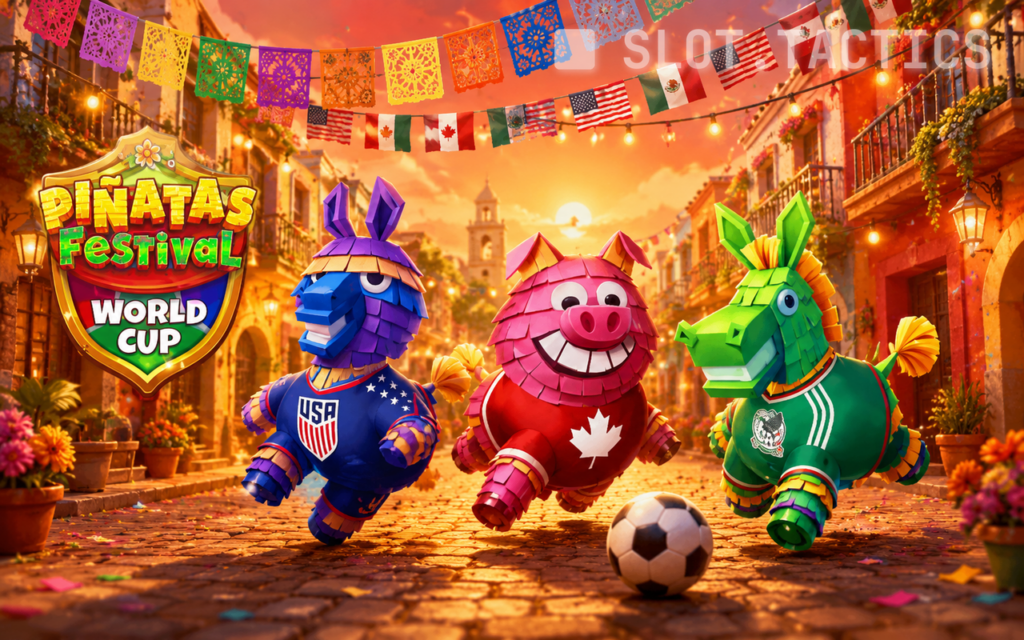 Piñatas Festival World Cup slot card hero