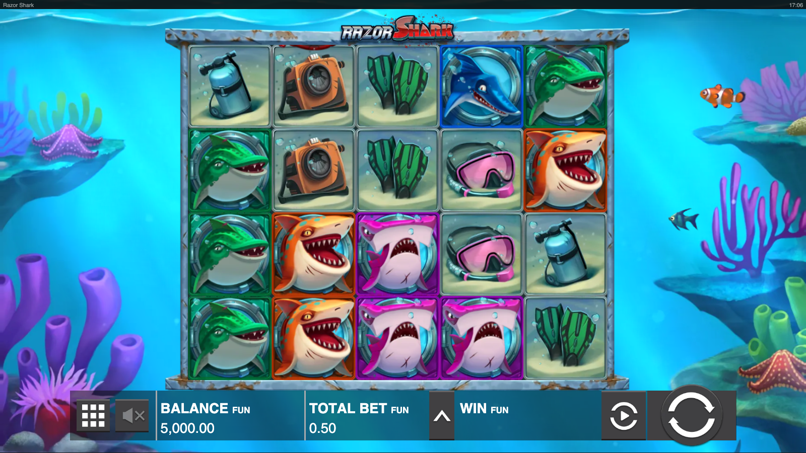 Great White wilds appear across the underwater reels