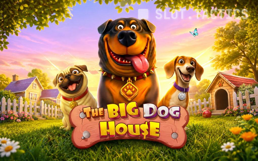 The Big Dog House slot key art by Pragmatic Play