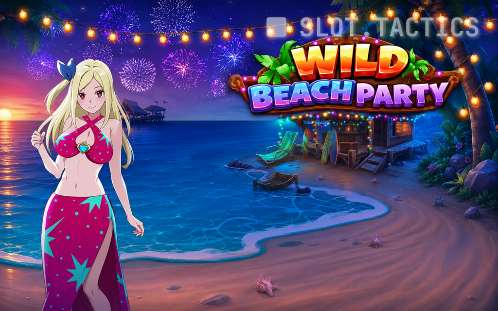 Wild Beach Party slot key art